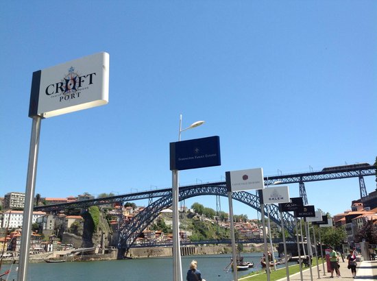 Cais das Bandeiras viewpoint area